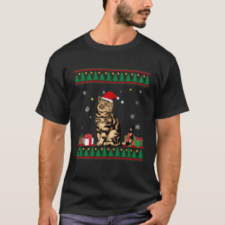 Camiseta Amantes de gatos engraçados Gato fofo Chapéu de Pa