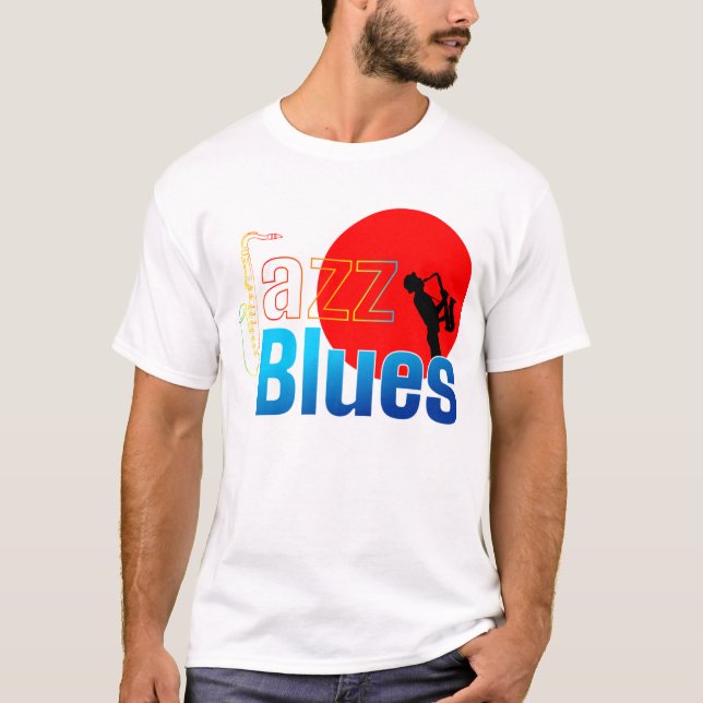 Camiseta Amantes de Jazz e Blues (Frente)