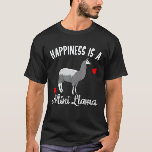 Camiseta Amantes de Lhama Miniatura Pet Lhama Lhama