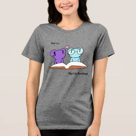 Camiseta Amantes de livros de rãs fofas