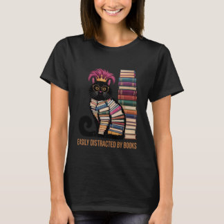 Camiseta Amantes de Livros Nerds Leitor de Livros Mulheres 
