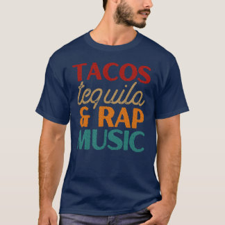 Camiseta Amantes de Música Rap Tacosequila Cinco amigo