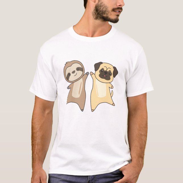Camiseta Amantes de os animais De Cachorro De Lama Cães De  (Frente)
