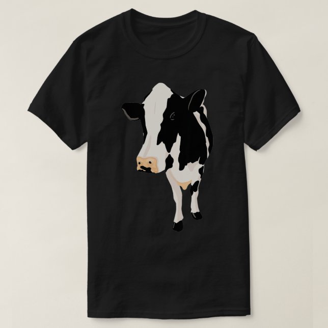 Camiseta Amantes de os animais Legal de Cartoon de Fazenda  (Frente do Design)