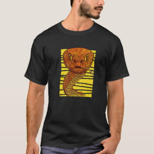Camiseta Amantes de os animais Realistas de Cobra de aparên