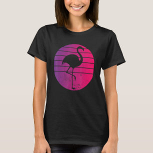 Camiseta Amantes de os animais Retro Engraçados De Flaming