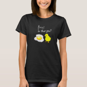 Camiseta Amantes de Ovos de Galinha Irmão É Você Piada Geek