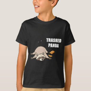 Camiseta Amantes de Panda Bêbado Guaxinim Estragado Engraça