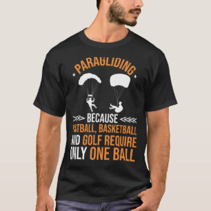 Camiseta Amantes de Parapente de Paragliding Engraçados Sky