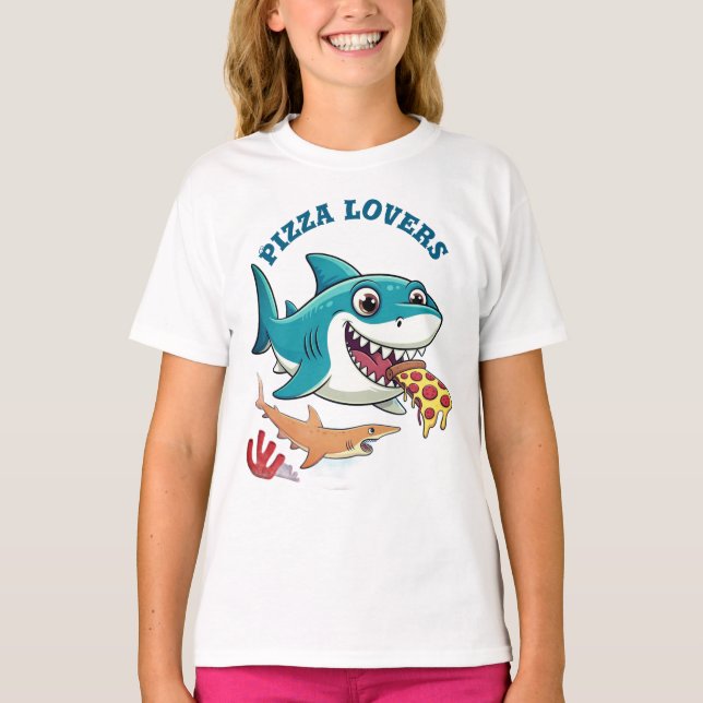 Camiseta Amantes de pizza (Frente)