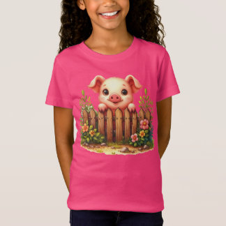 Camiseta Amantes de porcos fofos da fazenda