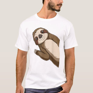 Camiseta Amantes de Preguiça Crianças Meninos Meni