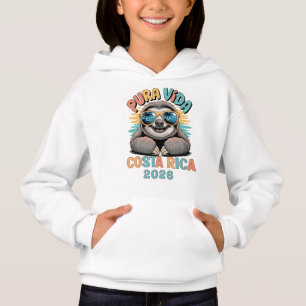 Camiseta Amantes de Preguiça Pura Vida Costa Rica Relaxado