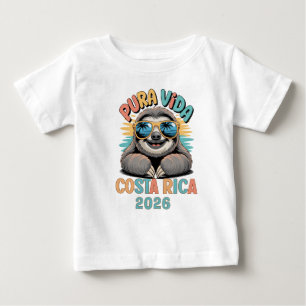 Camiseta Amantes de Preguiça Pura Vida Costa Rica Relaxado