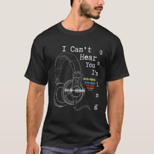 Camiseta Amantes de videogames que eu não consigo ouvir que