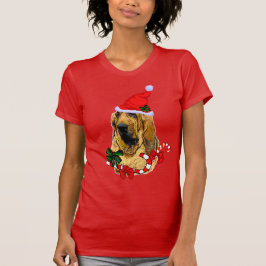Camiseta Amantes do Bloodhound Natal Alegre