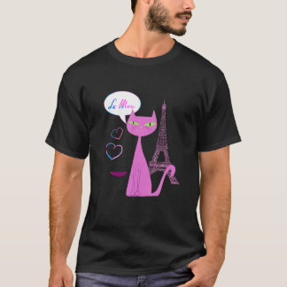 Camiseta amantes do gato paris
