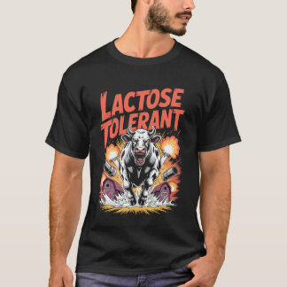 Camiseta Amantes do Leite Vaca Tolerante à Lactose
