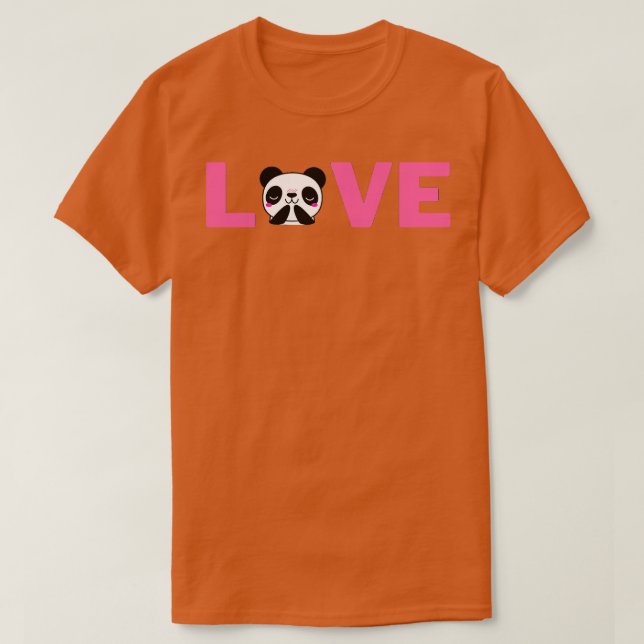 Camiseta Amantes do Panda (Frente do Design)