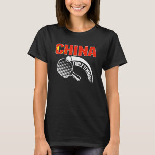 Camiseta Amantes do Tênis de Mesa da China - Apoiam o Ping