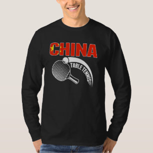 Camiseta Amantes do Tênis de Mesa da China - Apoie o Ping P