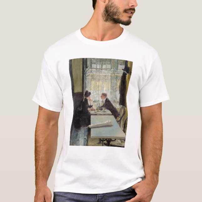 Camiseta Amantes em um café (Frente)