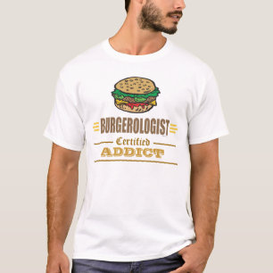Camiseta Amantes Engraçados Hamburger
