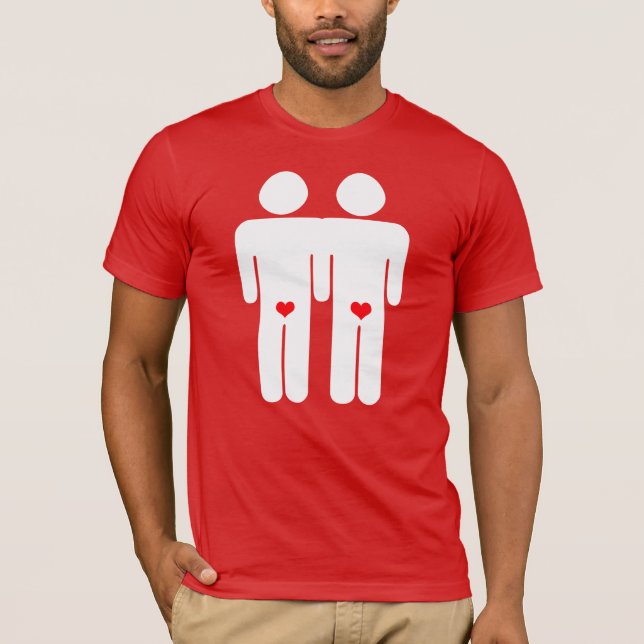 Camiseta Amantes gays (Frente)