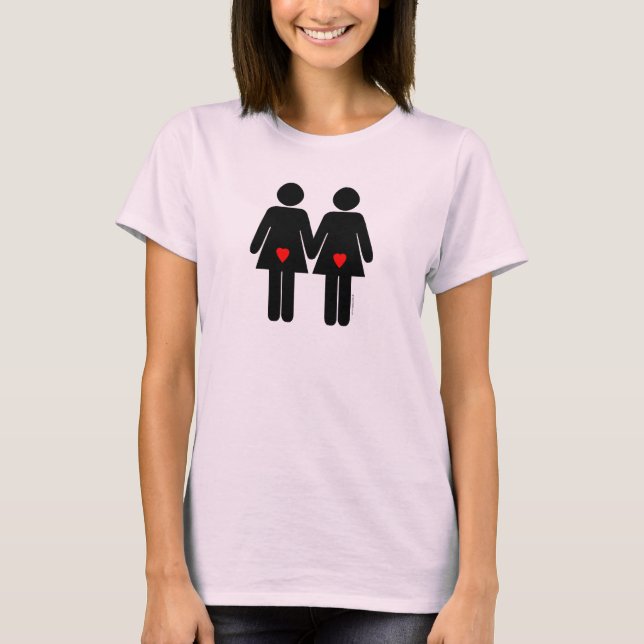 Camiseta Amantes lésbicas (Frente)