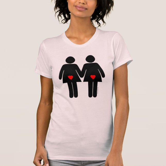 Camiseta Amantes Lésbicas (Frente)