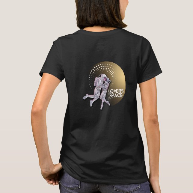 Camiseta Amantes no espaço (Verso)