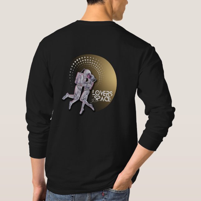 Camiseta Amantes no espaço (Verso)