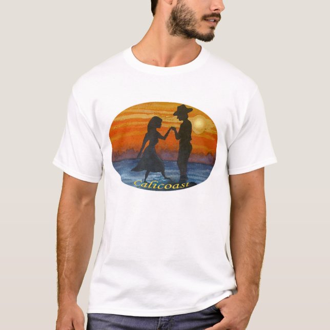 Camiseta Amantes ocidentais do por do sol (Frente)