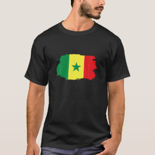Camiseta Amar a bandeira senegalesa Patriótica Su Esportivo