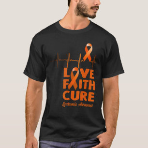 Camiseta Amar a consciência da leucemia de Faith Cure