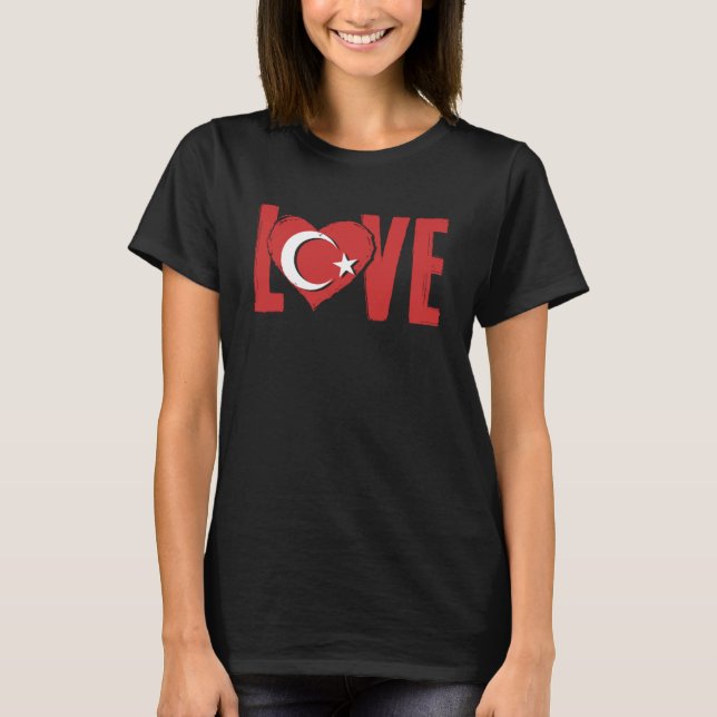 Camiseta Amar a Turquia Ancara Istambul Türkiye Orud Turcos (Frente)