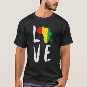 Camiseta Amar África História Negra Mês África American