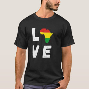 Camiseta Amar África História Negra Mês África American