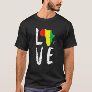 Camiseta Amar África História Negra Mês África American