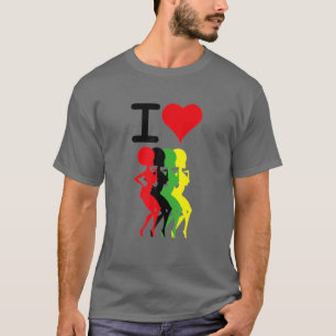 Camiseta Amar África História Negra Mês África Americana