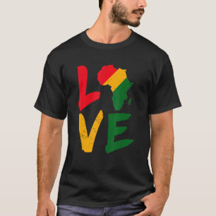 Camiseta Amar África História Negra Mês África Americana