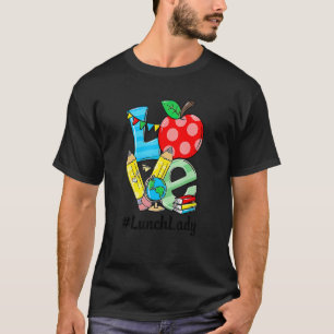 Camiseta Amar Almoço Senhora Apples Professora Feliz Primei