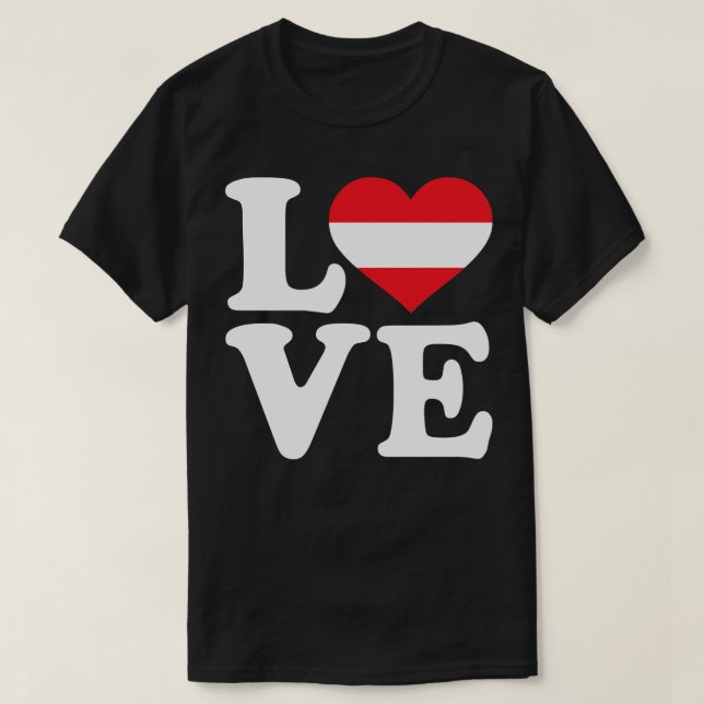 Camiseta Amar Áustria (Frente do Design)