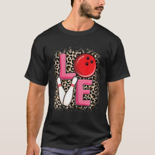 Camiseta Amar Boliche Mulheres Bonitas de Boliche Garotas J
