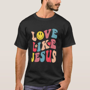 Camiseta Amar Como Jesus Palavras Religiosas Deus Cristão N