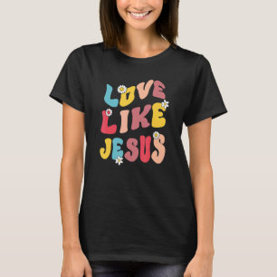 Camiseta Amar Como Jesus Religioso Deus Cristão Homens Mulh