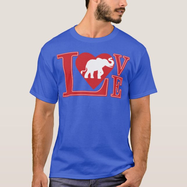 Camiseta AMAR ELEFANTES família (Frente)