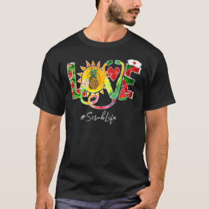 Camiseta Amar Enfermeira De Boca-Cola De Melancia De Banda-