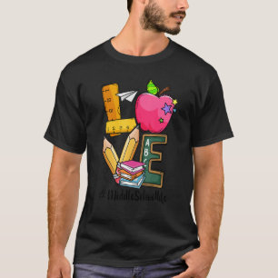 Camiseta Amar Equipe de Professores do Ensino Médio na Esco