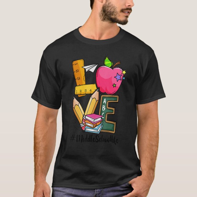 Camiseta Amar Equipe de Professores do Ensino Médio na Esco (Frente)